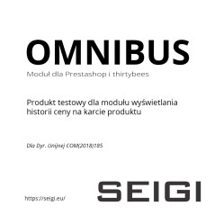 SEIGI Price History (Omnibus) - Produkt testowy